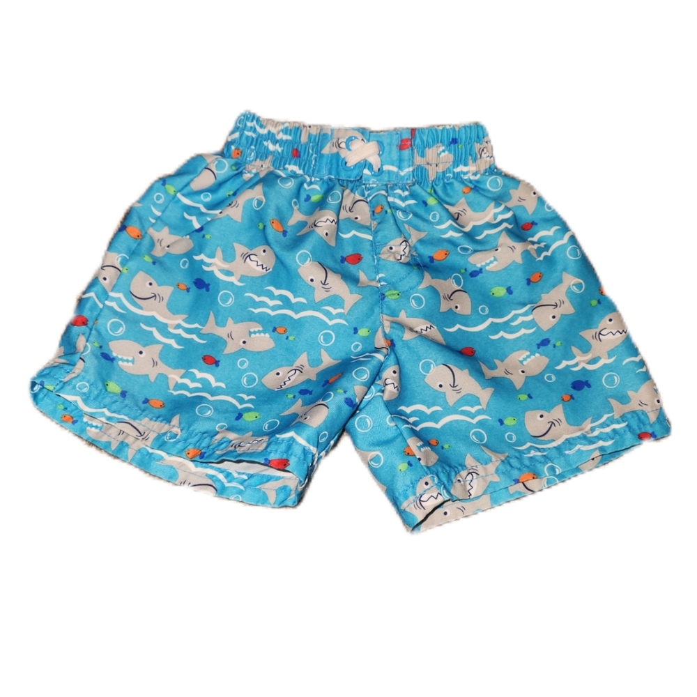💓3/$15 Boy's 6-9 Months Cute Shark Swim Trunks
